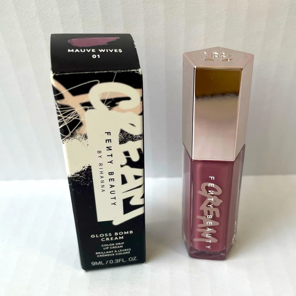 FENTY BEAUTY by Rihanna Gloss Bomb Cream Color Drip Lip Cream MUAVE Wive$